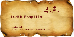 Ludik Pompilla névjegykártya